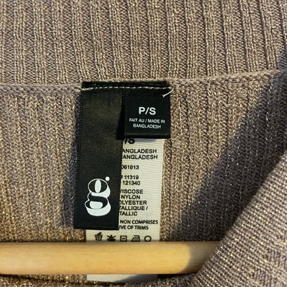 Cropped sparkled long sleeve - Picture 2 of 2